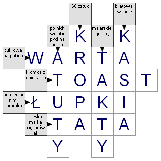 Krzyżówka Plus-Minus