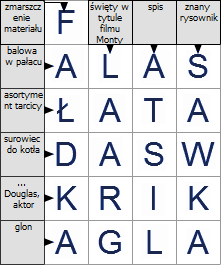 Krzyżówka wspakowa